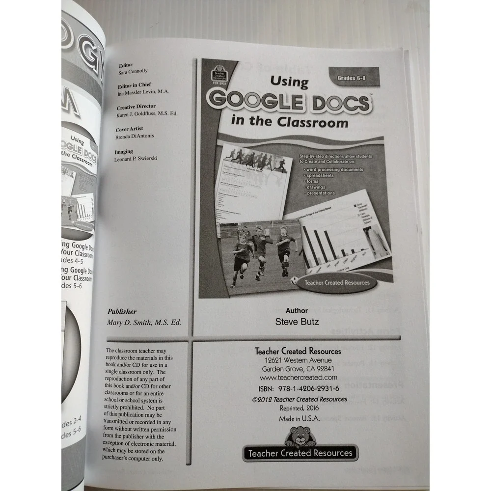 Using Google Docs in‎ the Classroom, Grades 6-8 by Steve Butz (2012) TCR 2931